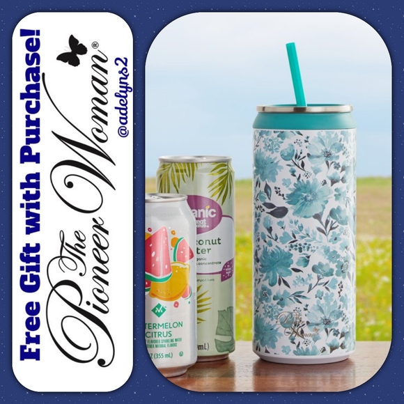 Pioneer Woman Can Cooler Tumbler